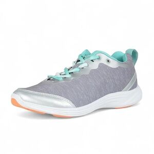 Vionic Agile Fyn Athletic Sneaker in Light Gray/Mint Women’s Sz 9